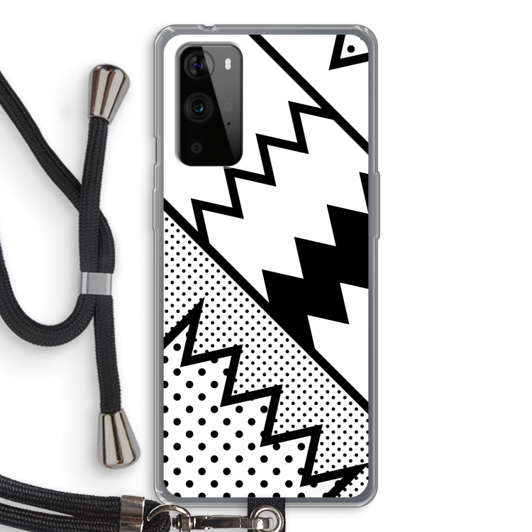 Pop Art #5: OnePlus 9 Pro Transparant Hoesje met koord
