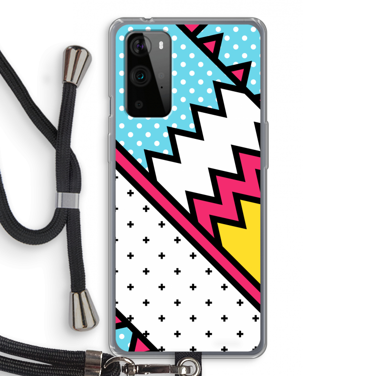 Pop Art #2: OnePlus 9 Pro Transparant Hoesje met koord