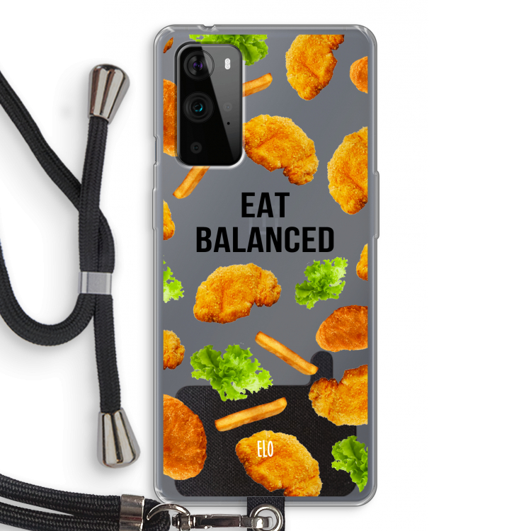 Eat Balanced: OnePlus 9 Pro Transparant Hoesje met koord
