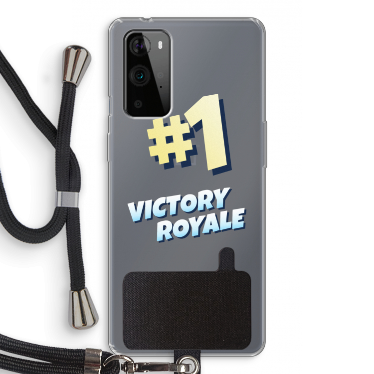 Victory Royale: OnePlus 9 Pro Transparant Hoesje met koord
