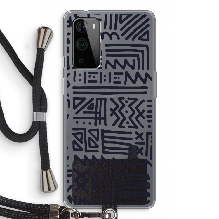 Marrakech print: OnePlus 9 Pro Transparant Hoesje met koord