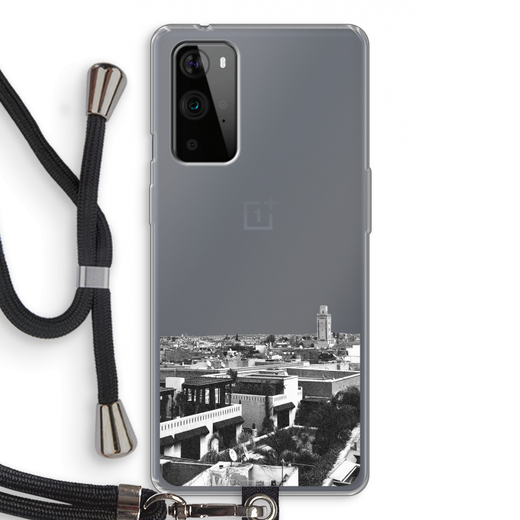 Marrakech Skyline : OnePlus 9 Pro Transparant Hoesje met koord