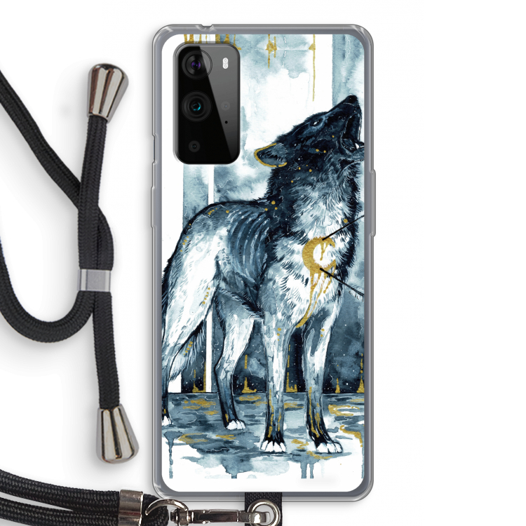 Bleeding Soul: OnePlus 9 Pro Transparant Hoesje met koord