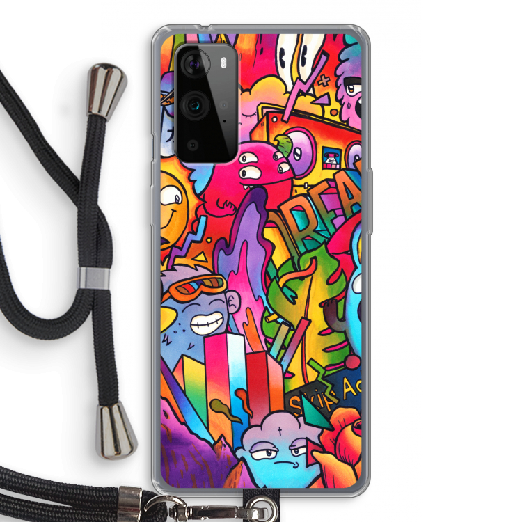 Dreams: OnePlus 9 Pro Transparant Hoesje met koord