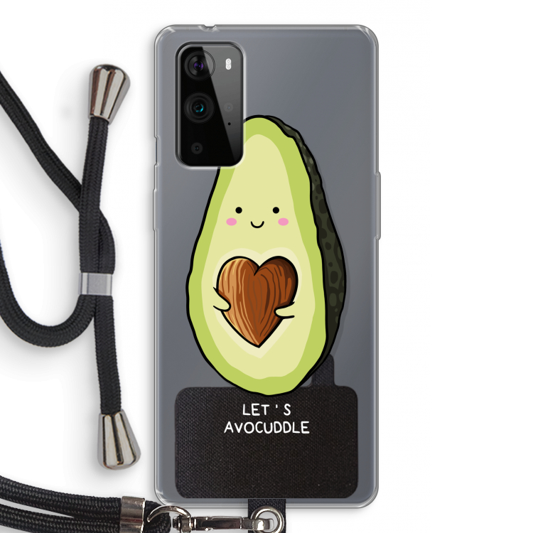 Avocuddle: OnePlus 9 Pro Transparant Hoesje met koord