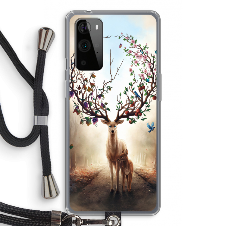 Seasons Change: OnePlus 9 Pro Transparant Hoesje met koord