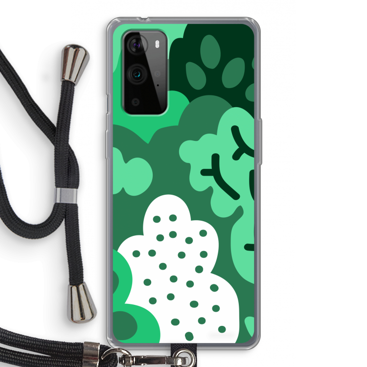Bushes: OnePlus 9 Pro Transparant Hoesje met koord
