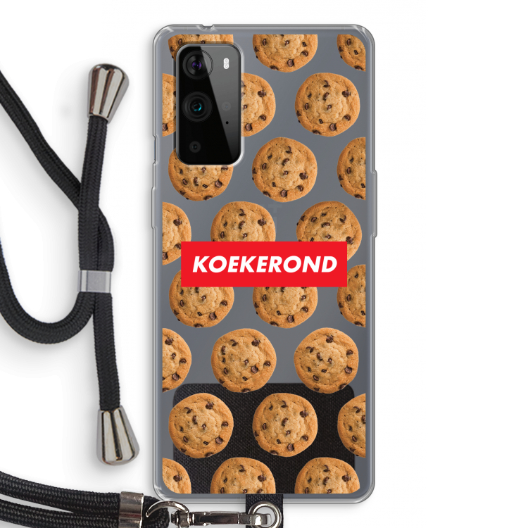 Koekerond: OnePlus 9 Pro Transparant Hoesje met koord