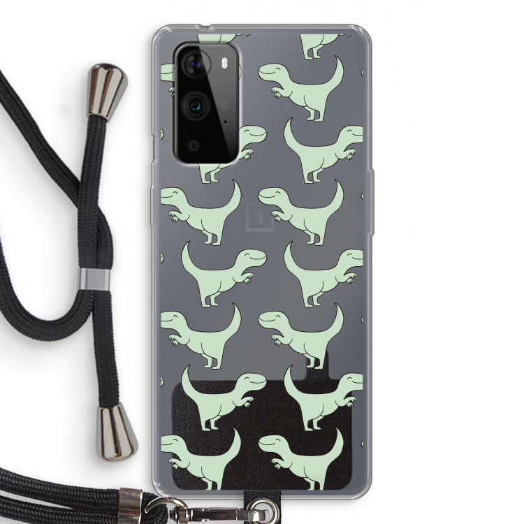 Dinos: OnePlus 9 Pro Transparant Hoesje met koord