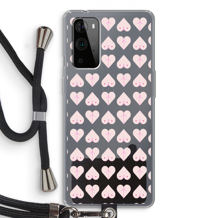 Ass 'n Titties: OnePlus 9 Pro Transparant Hoesje met koord