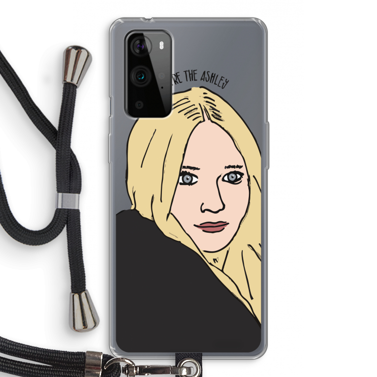 Ashley: OnePlus 9 Pro Transparant Hoesje met koord