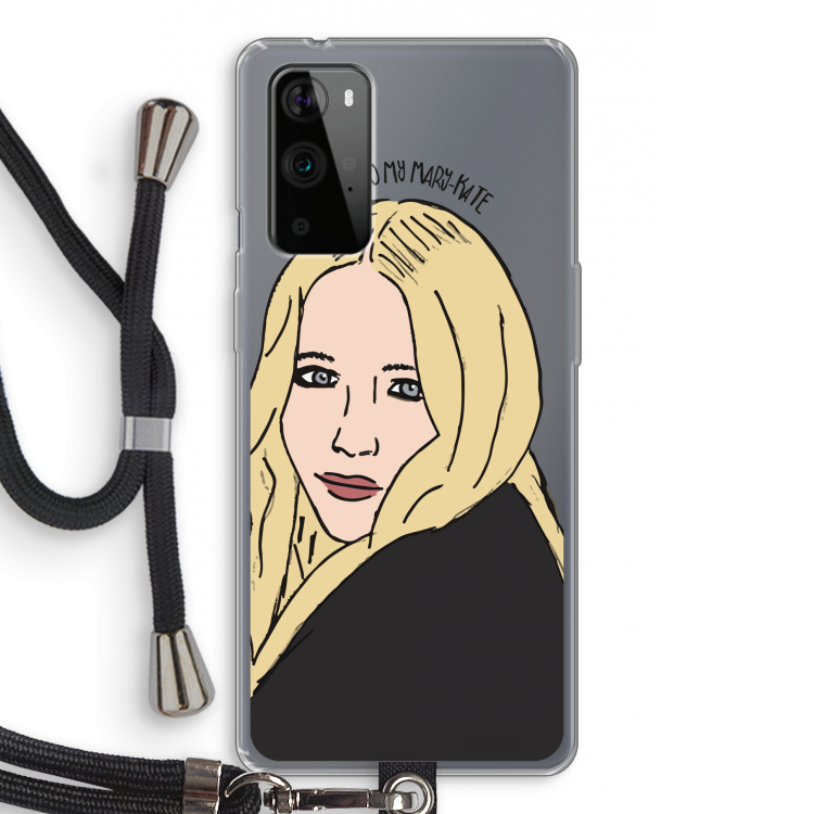Mary Kate: OnePlus 9 Pro Transparant Hoesje met koord