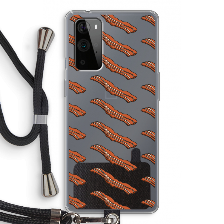 Bacon to my eggs #2: OnePlus 9 Pro Transparant Hoesje met koord