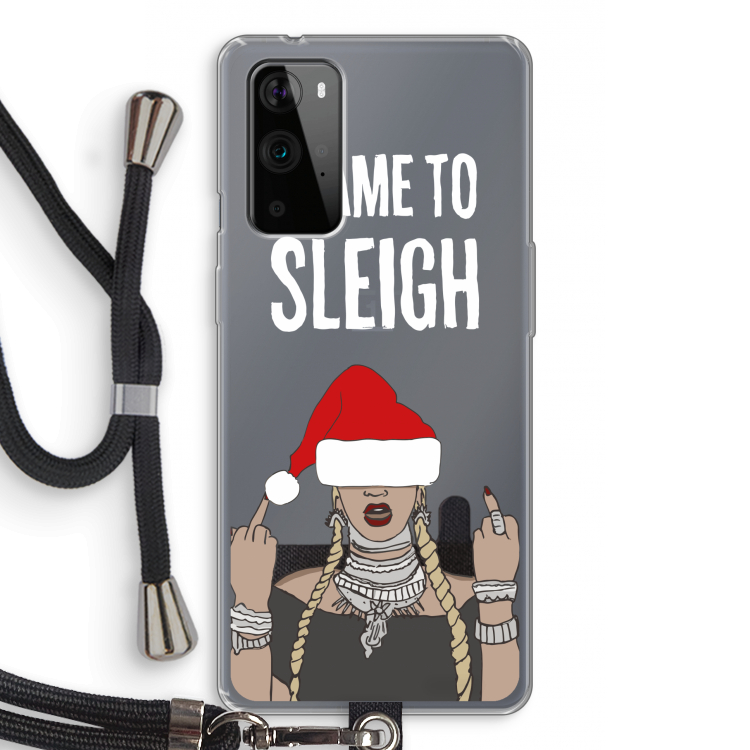 Came To Sleigh: OnePlus 9 Pro Transparant Hoesje met koord