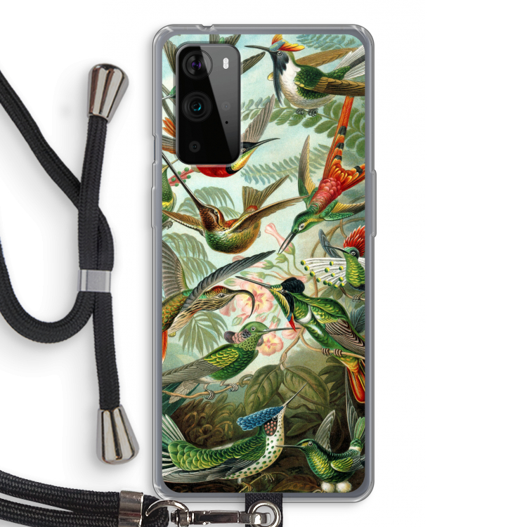 Haeckel Trochilidae: OnePlus 9 Pro Transparant Hoesje met koord