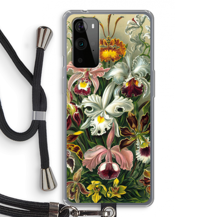 Haeckel Orchidae: OnePlus 9 Pro Transparant Hoesje met koord