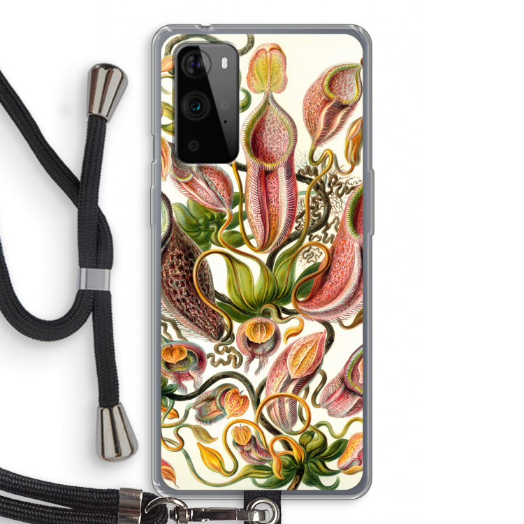 Haeckel Nepenthaceae: OnePlus 9 Pro Transparant Hoesje met koord