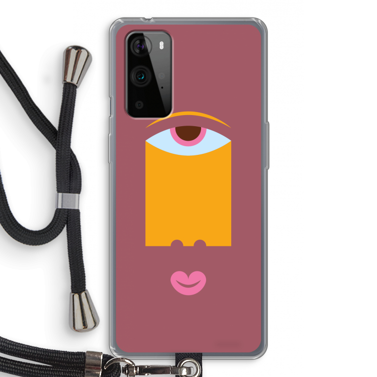 Mono V: OnePlus 9 Pro Transparant Hoesje met koord