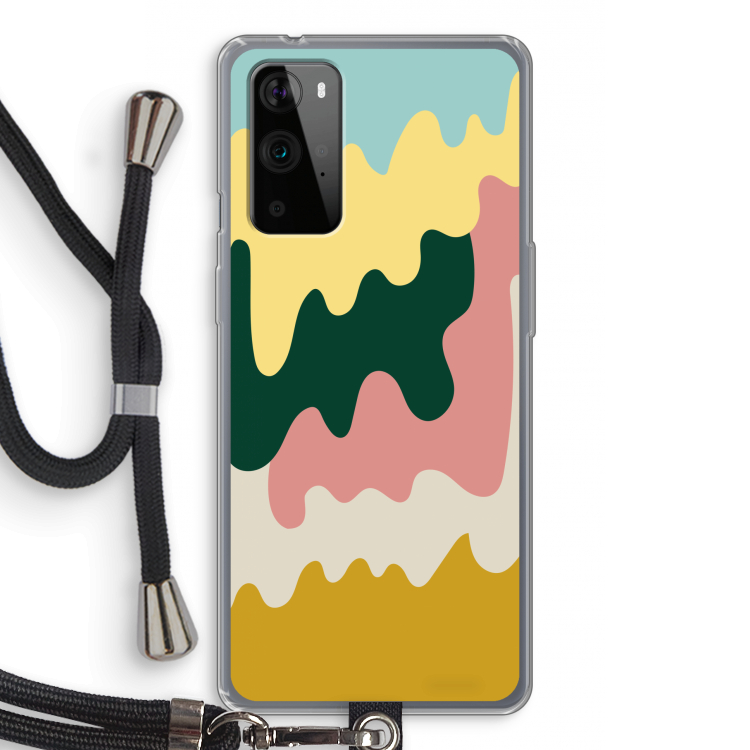 Baar B: OnePlus 9 Pro Transparant Hoesje met koord