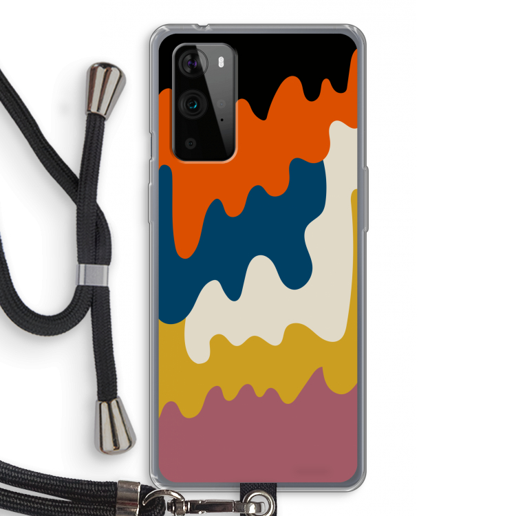 Baar A: OnePlus 9 Pro Transparant Hoesje met koord