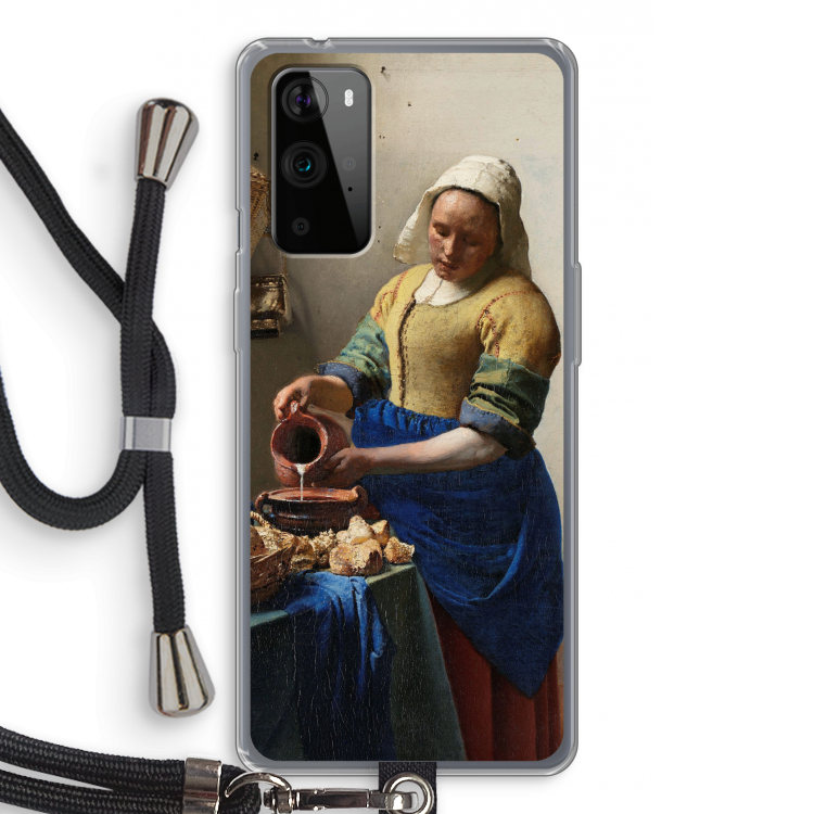 The Milkmaid: OnePlus 9 Pro Transparant Hoesje met koord