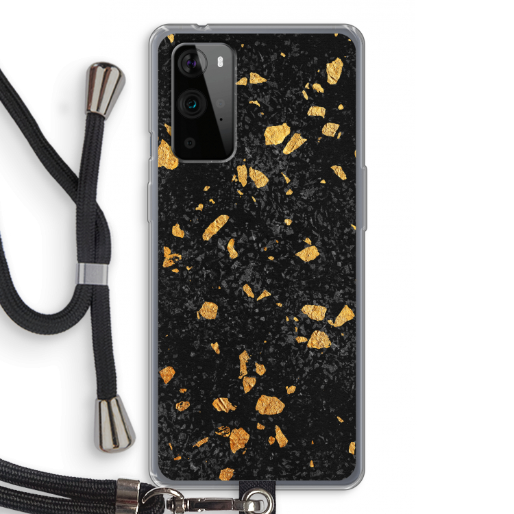 Terrazzo N°7: OnePlus 9 Pro Transparant Hoesje met koord