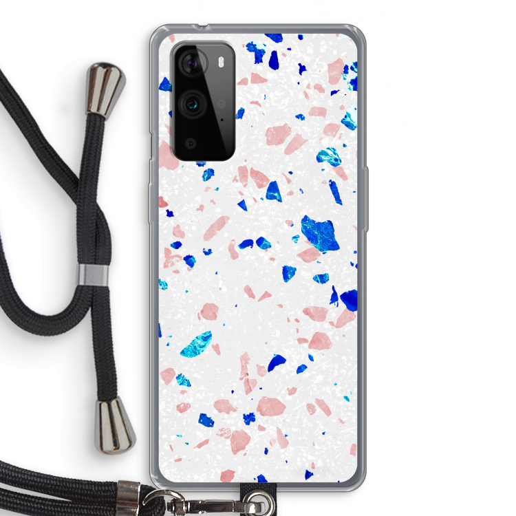 Terrazzo N°6: OnePlus 9 Pro Transparant Hoesje met koord