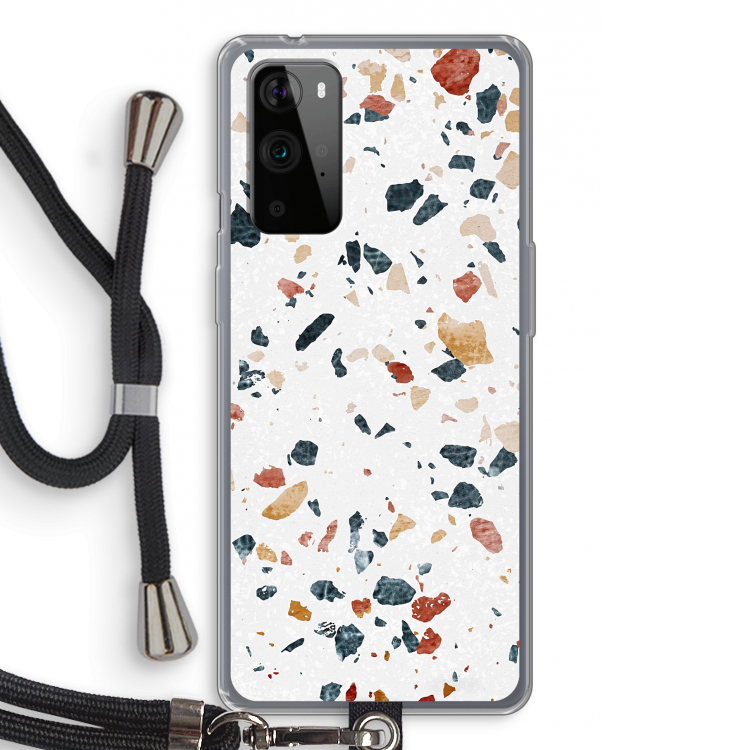Terrazzo N°4: OnePlus 9 Pro Transparant Hoesje met koord