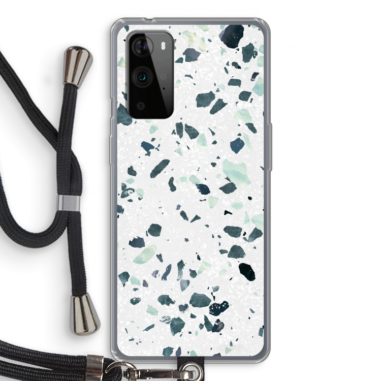 Terrazzo N°2: OnePlus 9 Pro Transparant Hoesje met koord