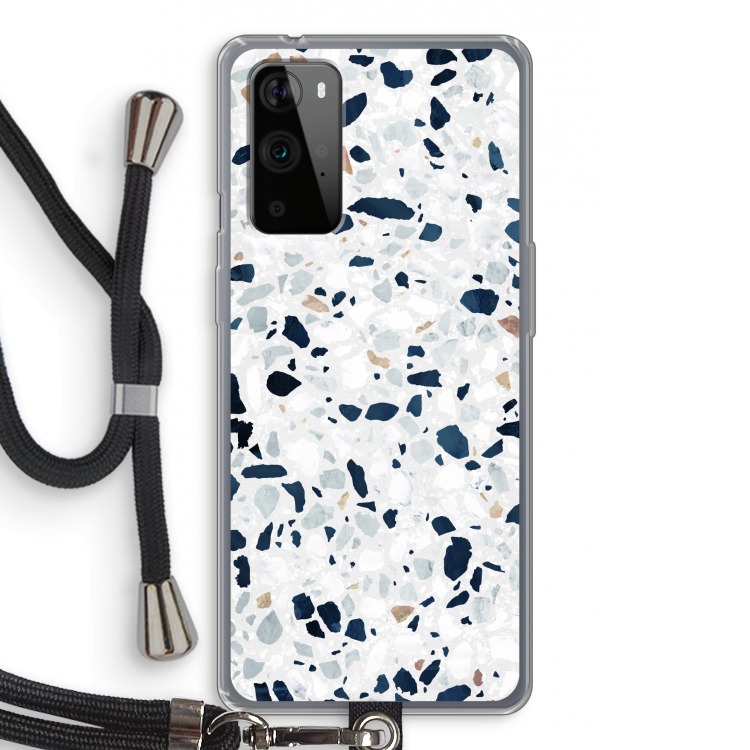 Terrazzo N°1: OnePlus 9 Pro Transparant Hoesje met koord