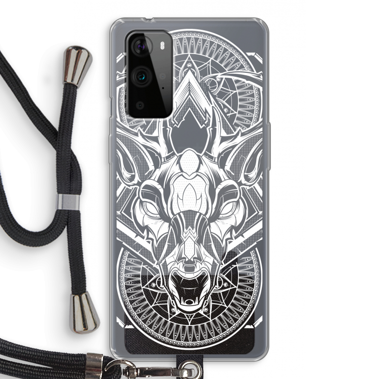 Oh Deer: OnePlus 9 Pro Transparant Hoesje met koord