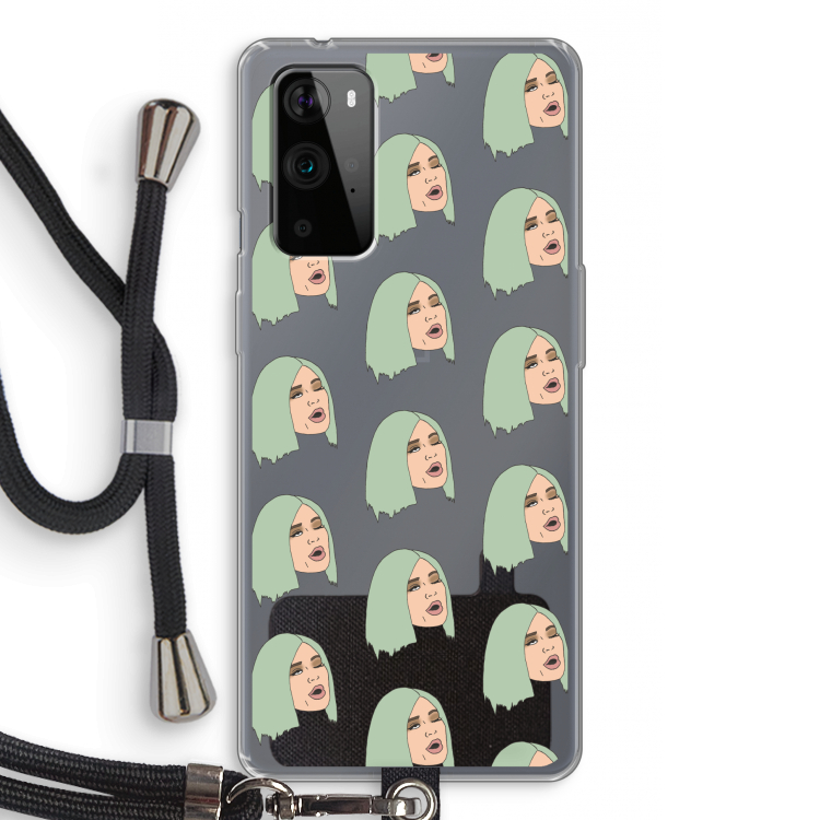 King Kylie: OnePlus 9 Pro Transparant Hoesje met koord
