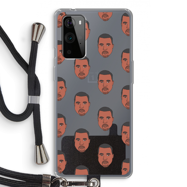 Kanye Call Me?: OnePlus 9 Pro Transparant Hoesje met koord