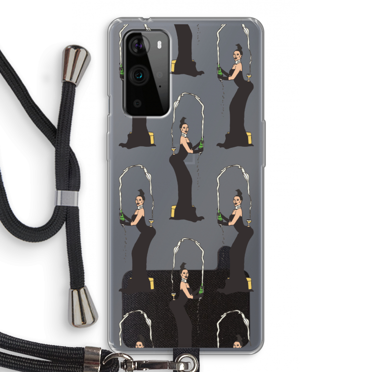 Pop Some Kim: OnePlus 9 Pro Transparant Hoesje met koord