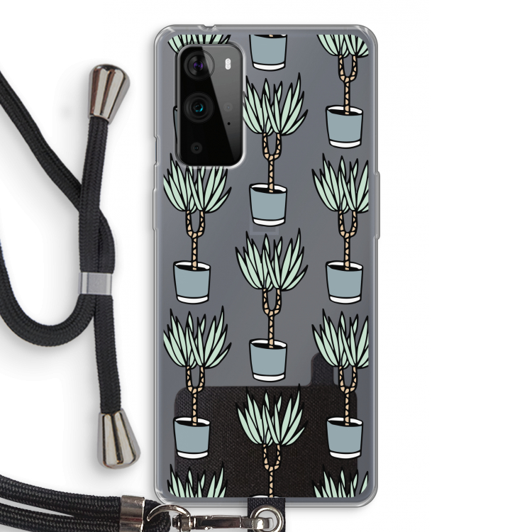 Boompje: OnePlus 9 Pro Transparant Hoesje met koord