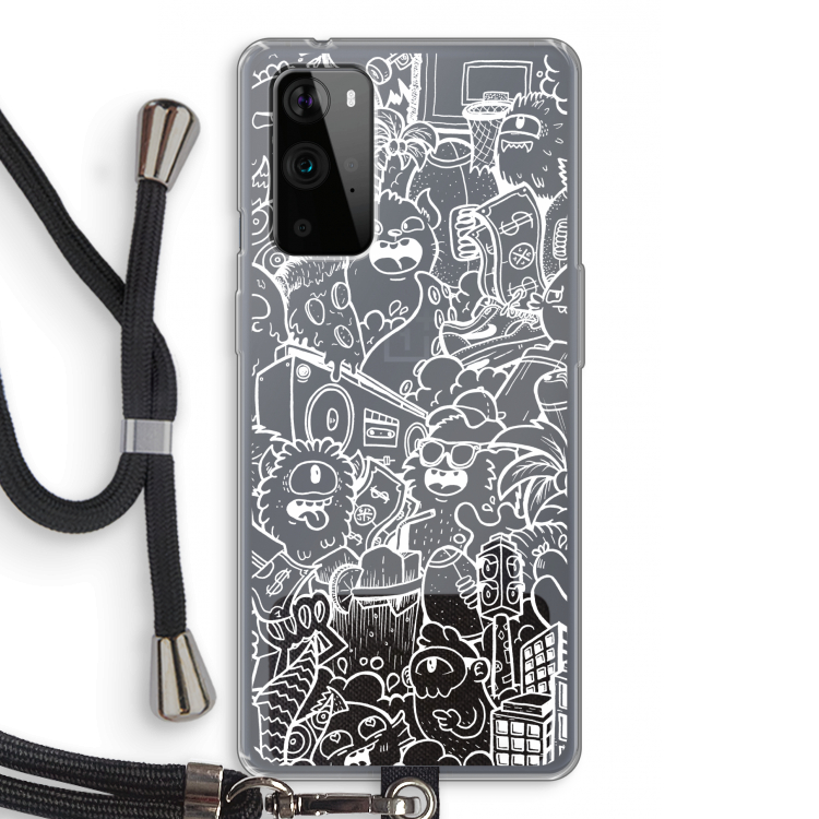 Vexx City #2: OnePlus 9 Pro Transparant Hoesje met koord