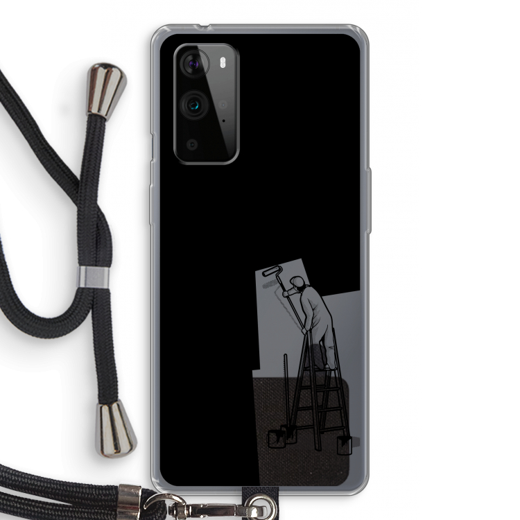 Musketon Painter: OnePlus 9 Pro Transparant Hoesje met koord