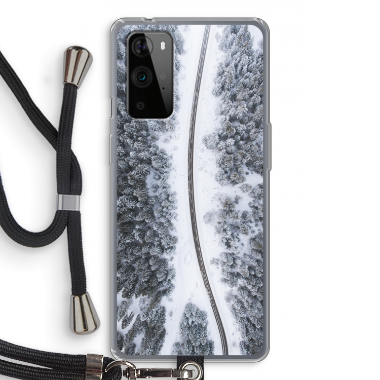 Snøfall: OnePlus 9 Pro Transparant Hoesje met koord