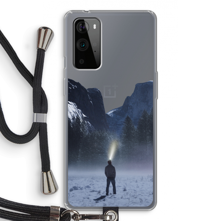 Wanderlust: OnePlus 9 Pro Transparant Hoesje met koord