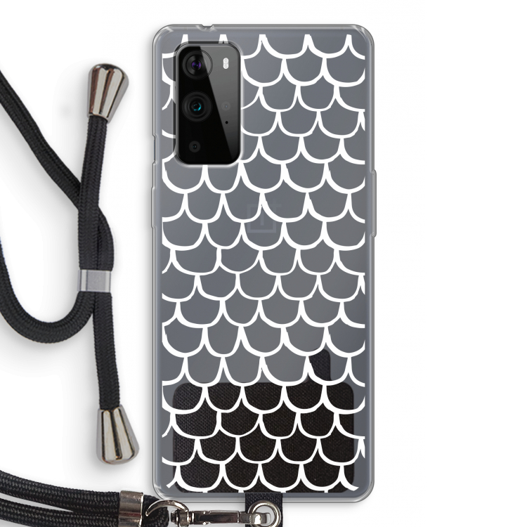 Dakpannetjes: OnePlus 9 Pro Transparant Hoesje met koord