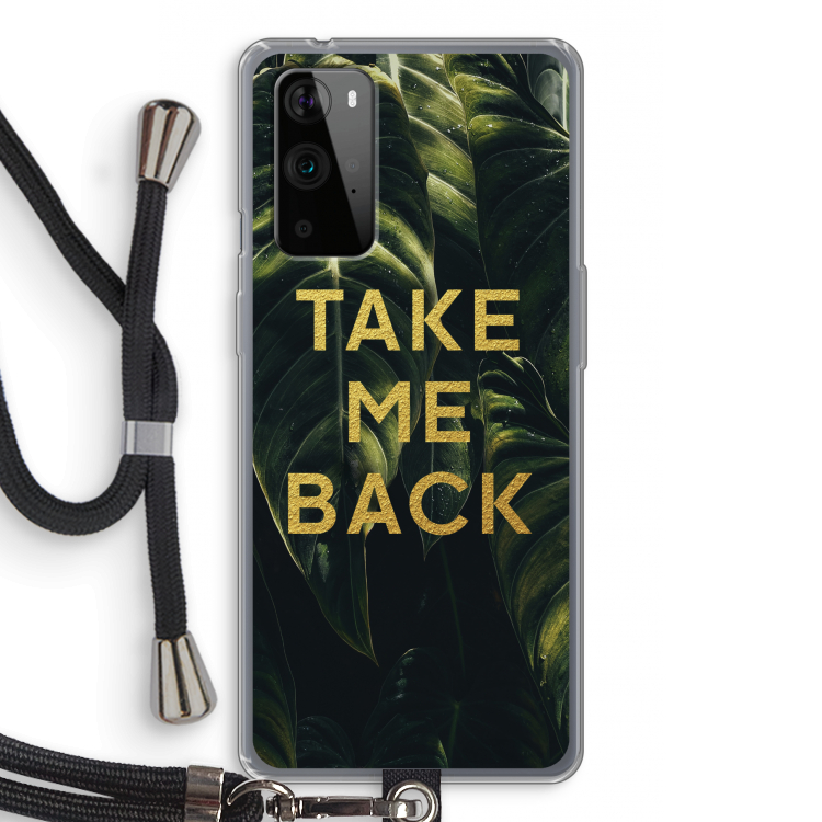 Take me back: OnePlus 9 Pro Transparant Hoesje met koord
