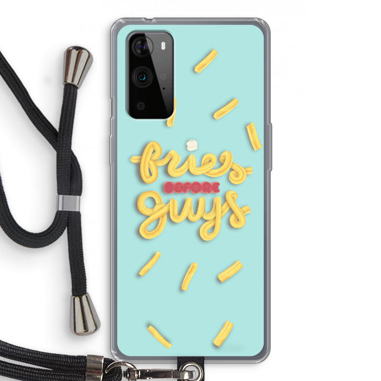 Always fries: OnePlus 9 Pro Transparant Hoesje met koord