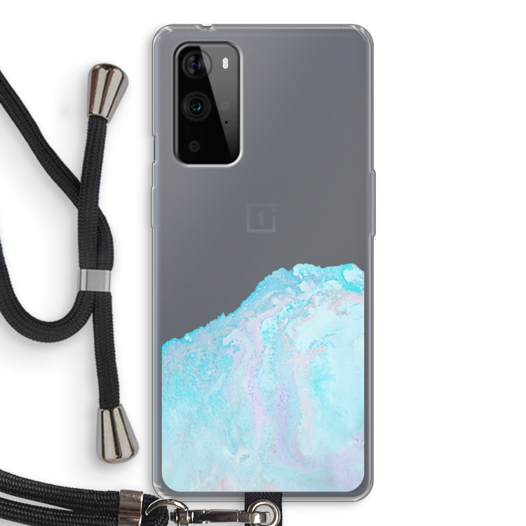 Fantasie pastel: OnePlus 9 Pro Transparant Hoesje met koord