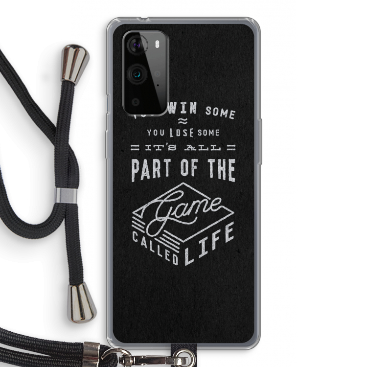 Life: OnePlus 9 Pro Transparant Hoesje met koord