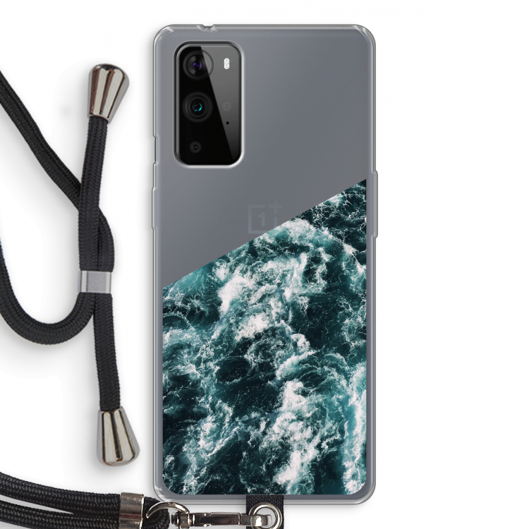 Zee golf: OnePlus 9 Pro Transparant Hoesje met koord