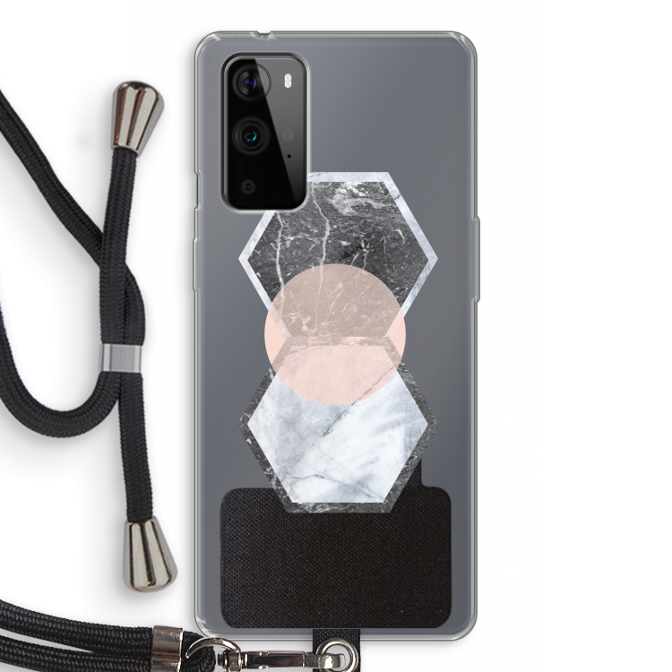 Creatieve toets: OnePlus 9 Pro Transparant Hoesje met koord