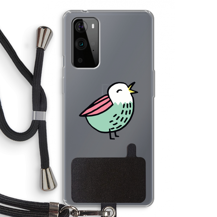 Birdy: OnePlus 9 Pro Transparant Hoesje met koord