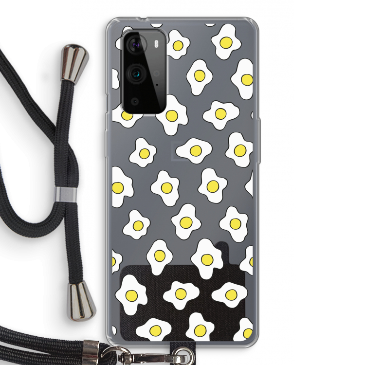 Spiegeleitjes: OnePlus 9 Pro Transparant Hoesje met koord