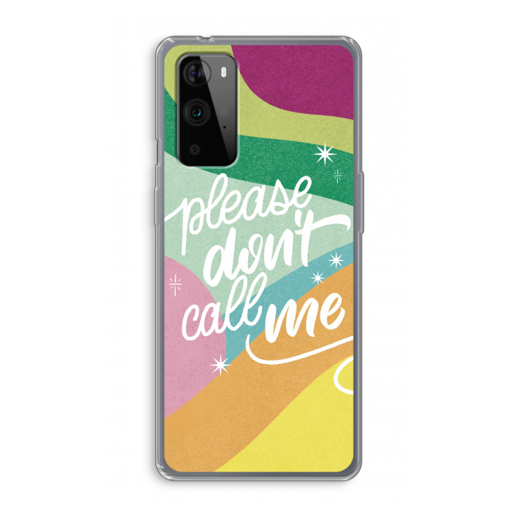 Don't call: OnePlus 9 Pro Transparant Hoesje