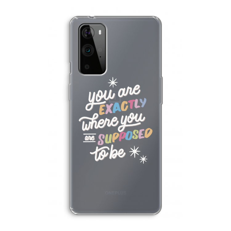 Right Place: OnePlus 9 Pro Transparant Hoesje